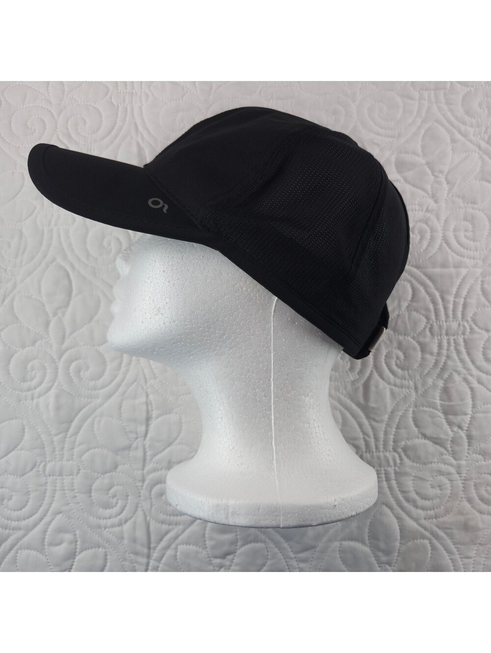 Ponyflo Ava Performance Ponytail Baseball Cap Black Mesh Back UPF 50+ OS - Picture 4 of 5